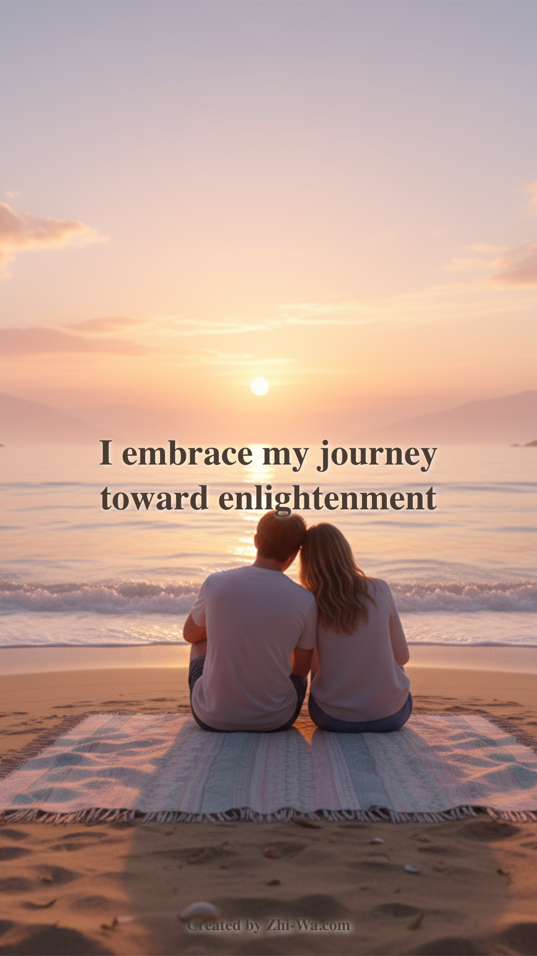 I embrace my journey toward enlightenment