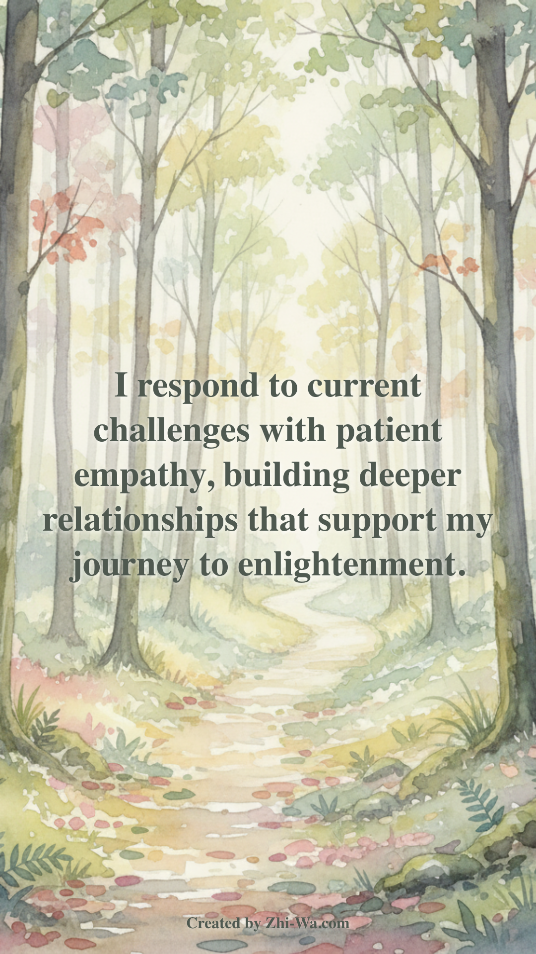 I respond to current challenges with patient empathy
